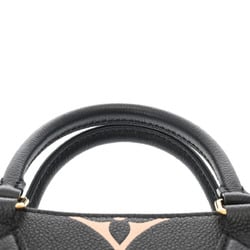 Louis Vuitton On The Go PM Monogram Empreinte Leather Handbag M45659  Black/Beige - Ideal Luxury
