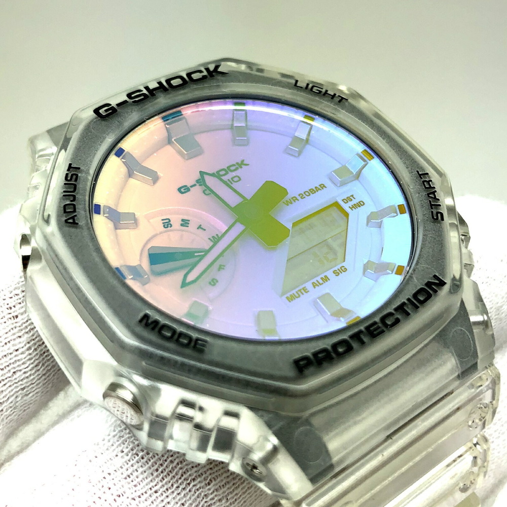 Casio G-SHOCK CASIO watch GA-2100SRS-7AJF Oak Skeleton Rainbow