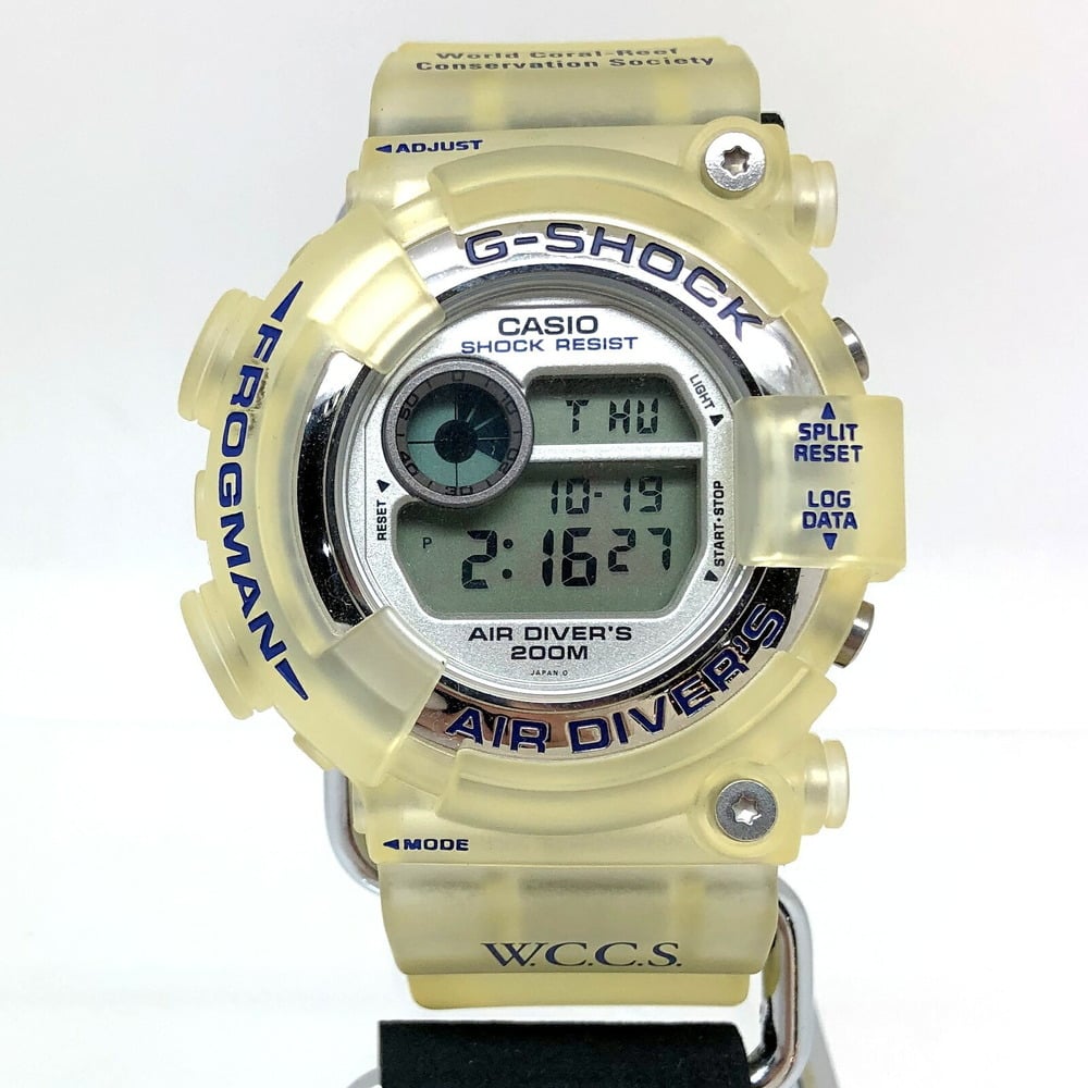 Casio G-SHOCK CASIO watch DW-8250WC-7BT Frogman WCCS World Coral Reef  Official Model Diving White Skeleton Digital Manta Waterproof for ISO200m  diving