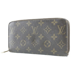 LOUIS VUITTON purse M60017 Zippy wallet Monogram canvas Brown