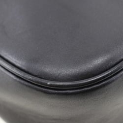 GUCCI Bamboo Shoulder Bag 001.3865 Calf Made in Italy Black A5 Zipper Women's