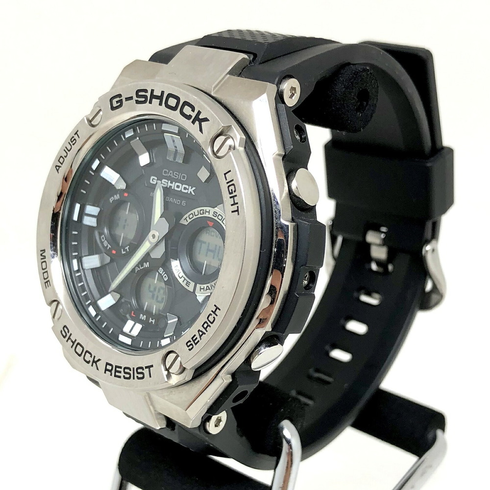 Casio G-SHOCK CASIO watch GST-W110-1A G-STEEL G Steel Radio Solar