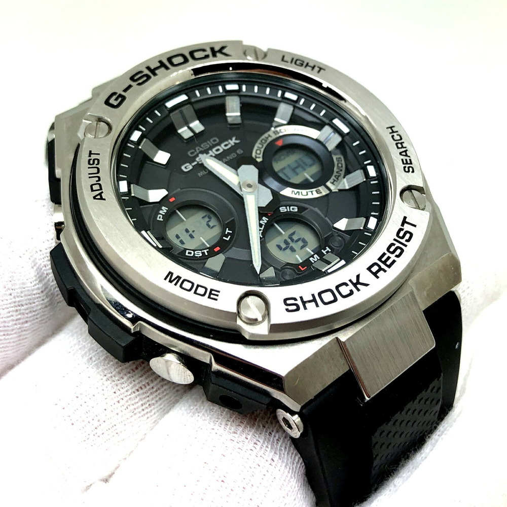 Casio G-SHOCK CASIO watch GST-W110-1A G-STEEL G Steel Radio Solar