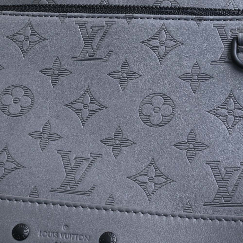 Louis Vuitton Monogram Shadow Racer Backpack M46105 Gray RFID