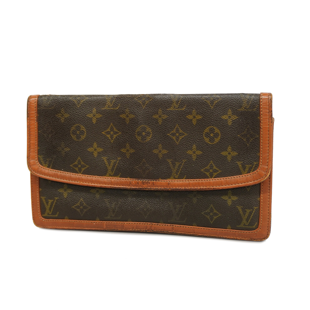 Authentic Louis Vuitton Pochette Clutch Dame PM Pouch 