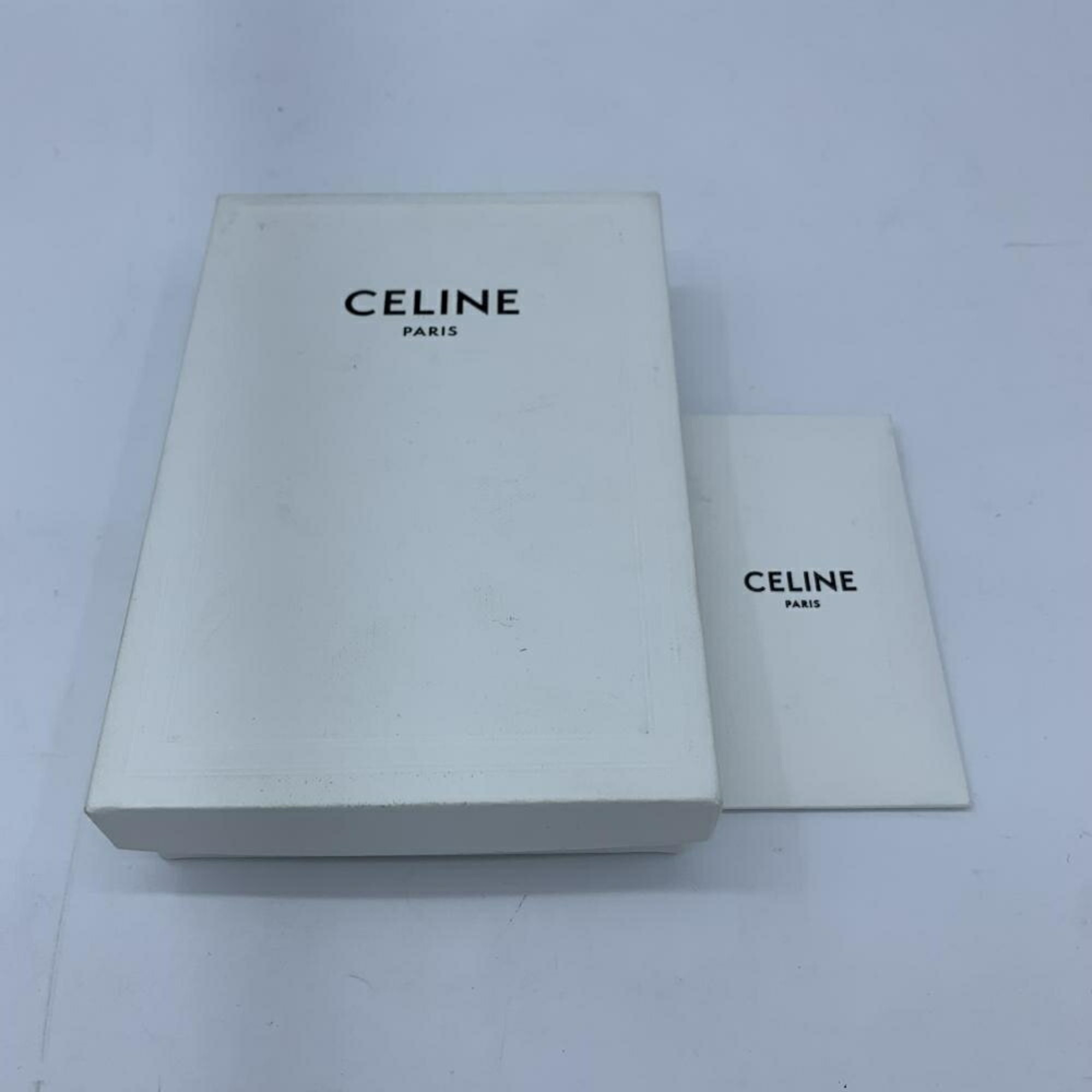 Celine Men's Leather Card Wallet Black