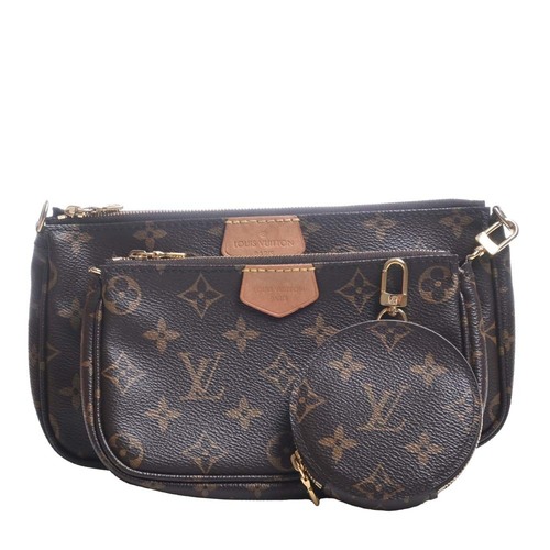 LOUIS VUITTON Multi Pochette Accessoires Shoulder Hand Pouch Bag M44813  Monogram