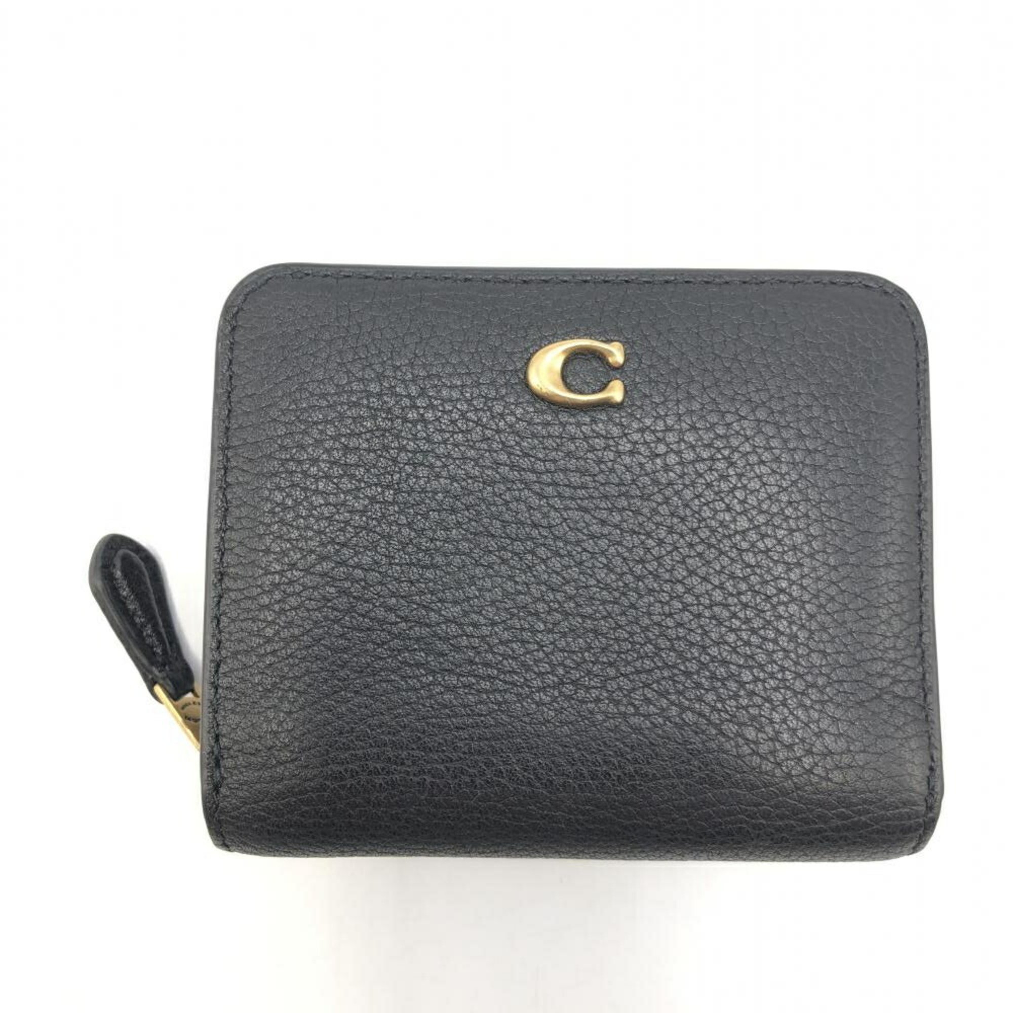 COACH Bifold Snap Wallet Black Coach