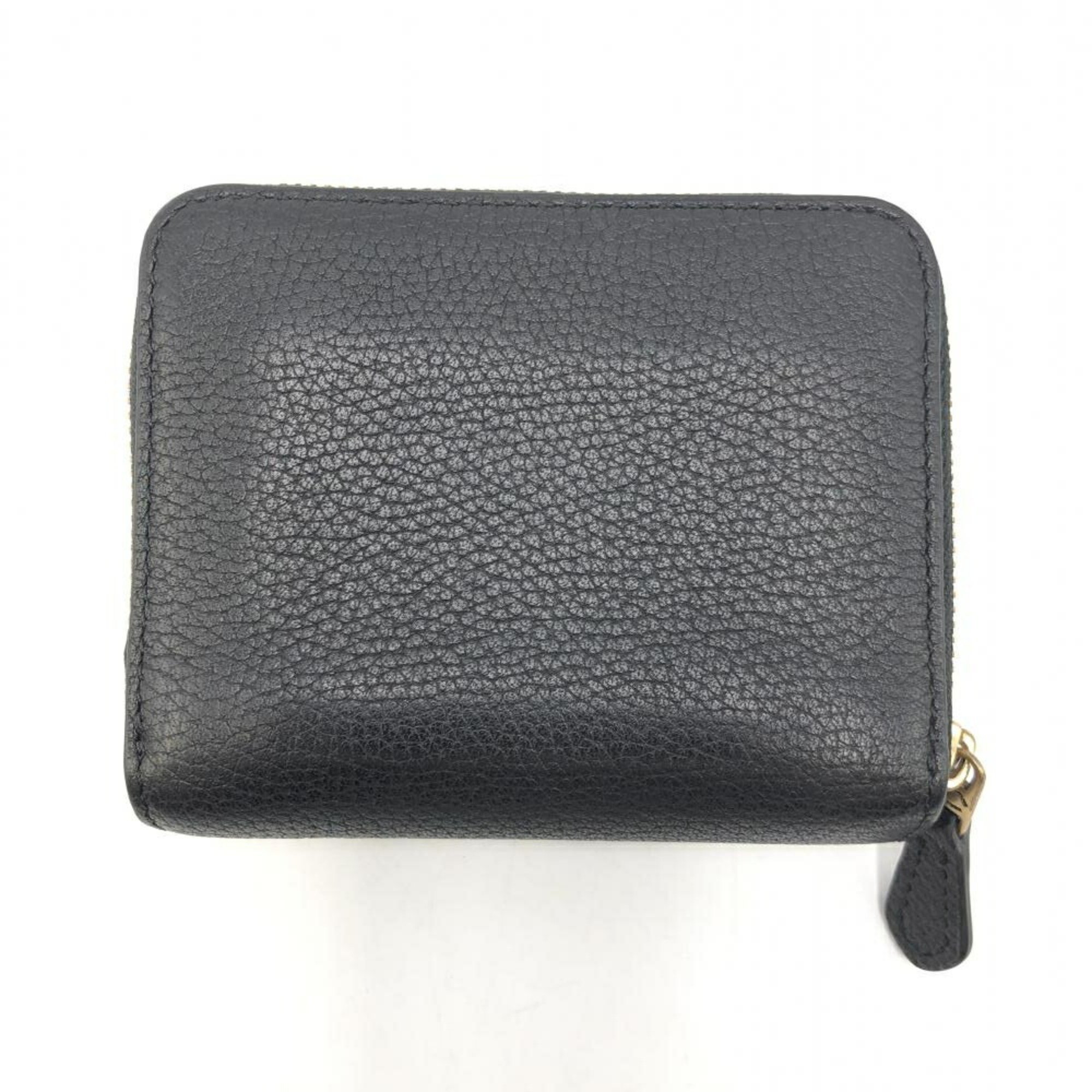 COACH Bifold Snap Wallet Black Coach