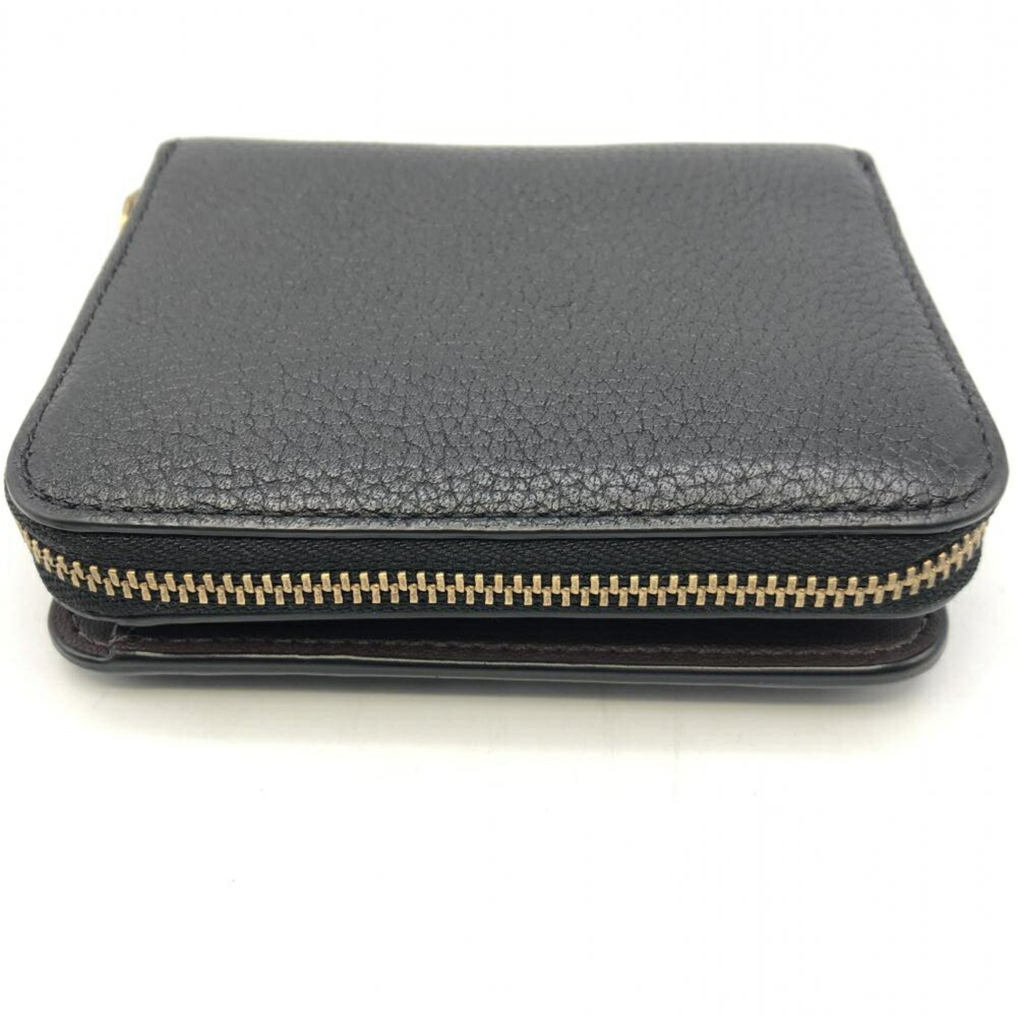 COACH Bifold Snap Wallet Black Coach