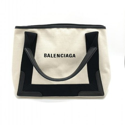 BALENCIAGA Navy Cabas Handbag 339933.1081 Balenciaga Canvas with Pouch S Size