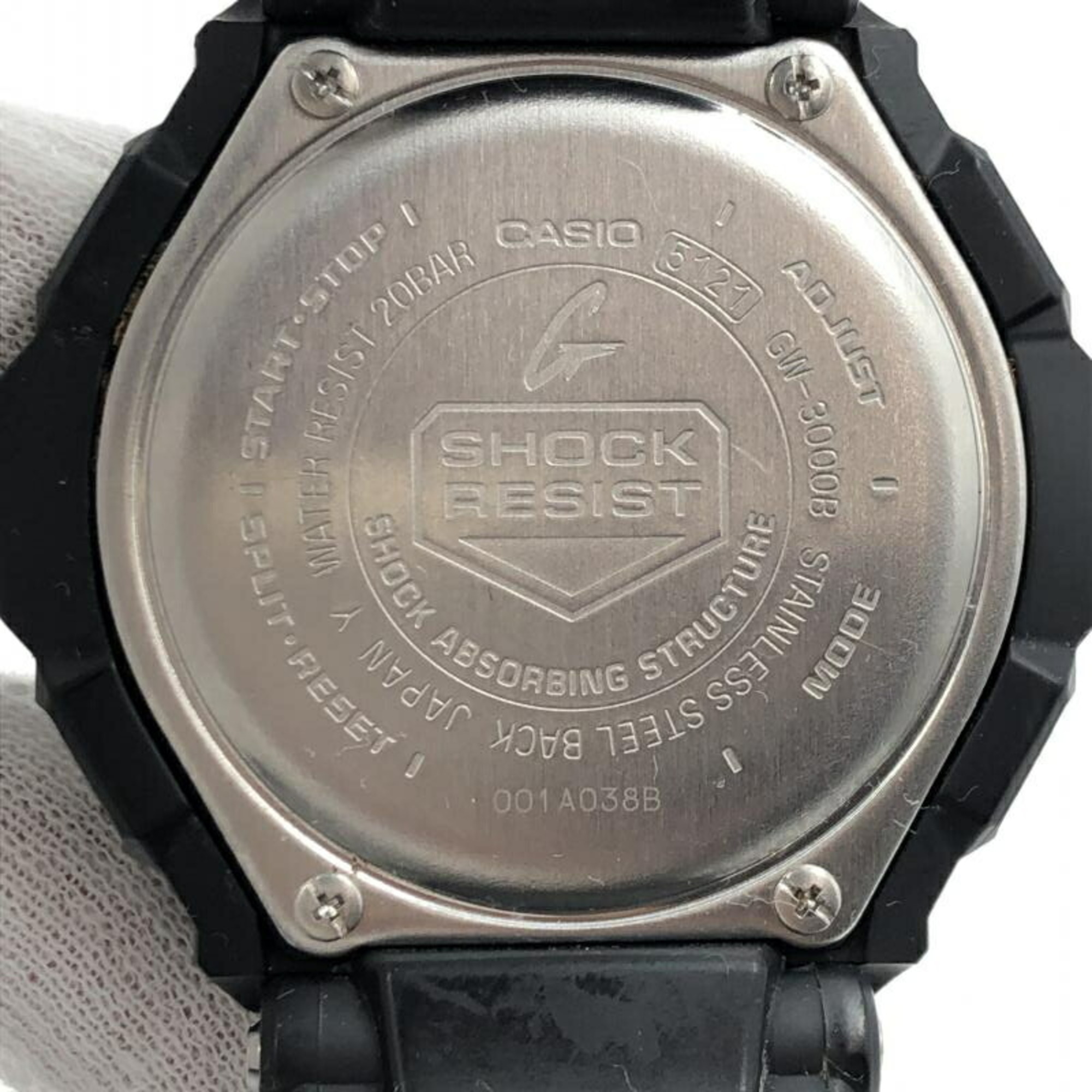 CASIO G-SHOCK Watch GW-3000B-1AJF Gravity Master Black x Orange G