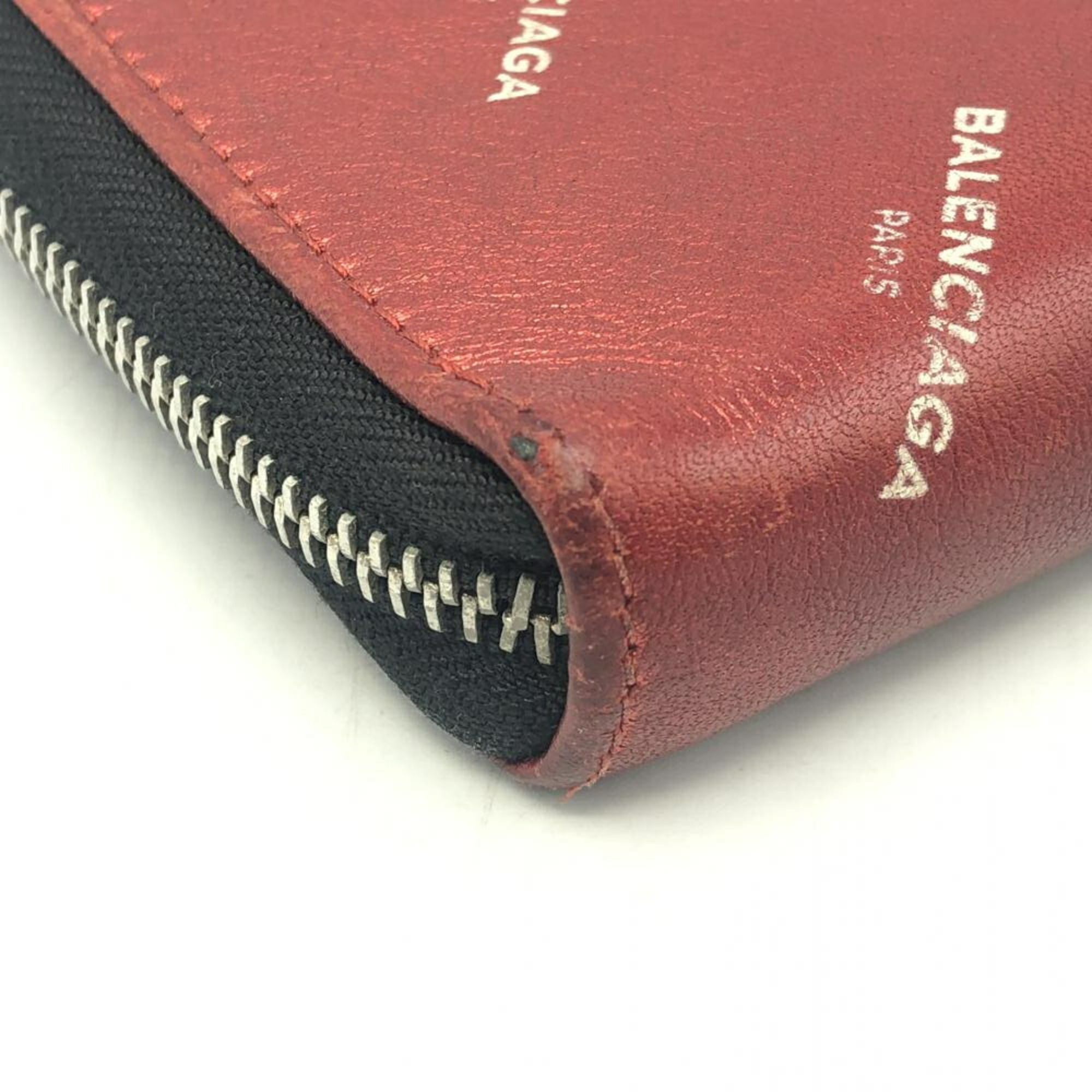 BALENCIAGA long wallet red Balenciaga