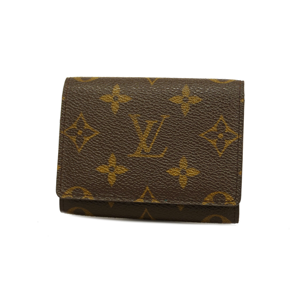 Auth Louis Vuitton Monogram Amberop Cult De Visit M62920 Business Card Case