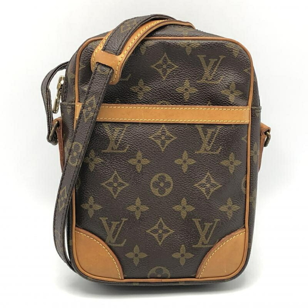 LOUIS VUITTON Danube Shoulder Bag M45266 Monogram Brown Louis Vuitton