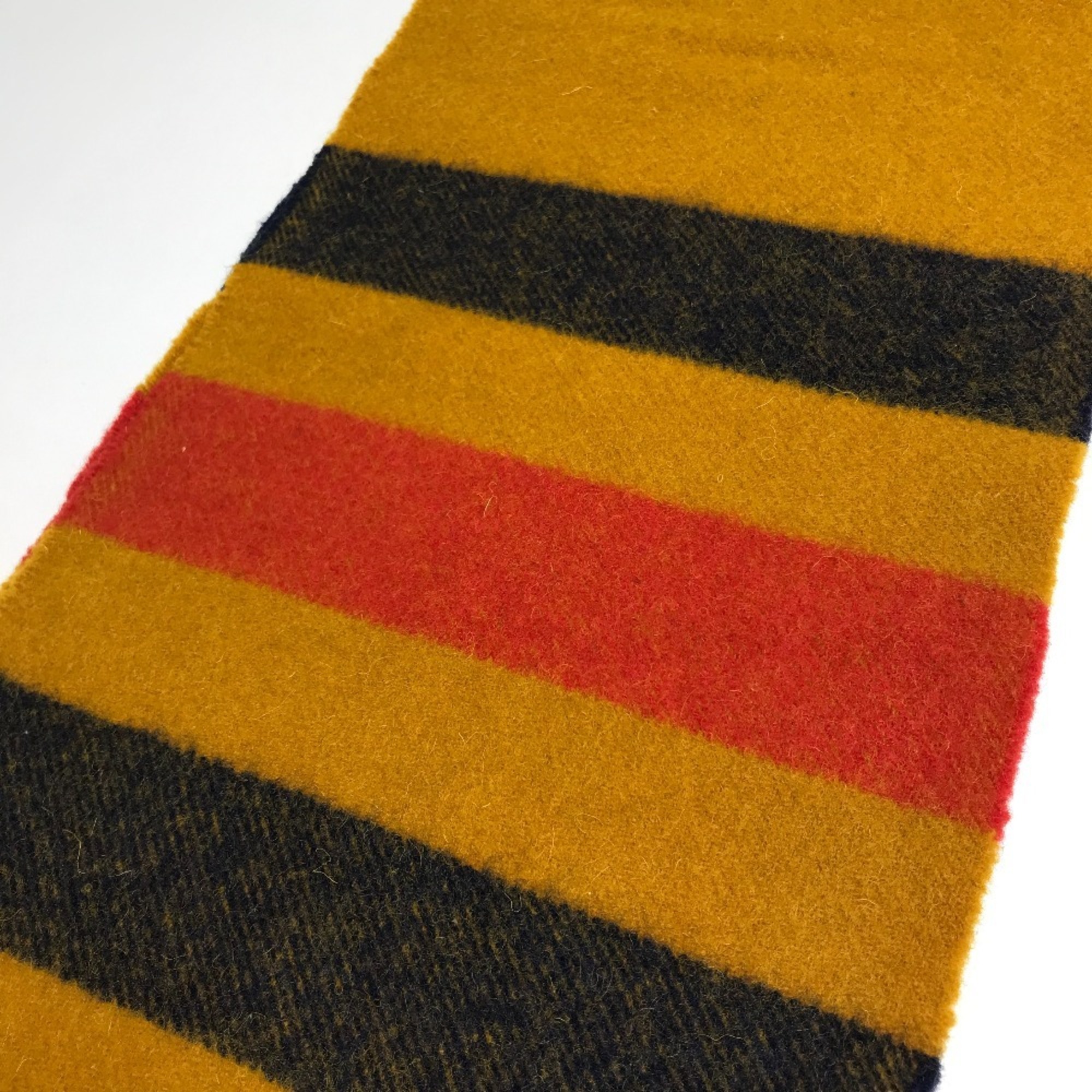 HERMES Rocaval Stole Muffler Wool Unisex Multicolor