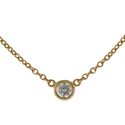 Tiffany Visor Yard Approx. 0.08ct Necklace 18K Yellow Gold Diamond Women's TIFFANY&Co.