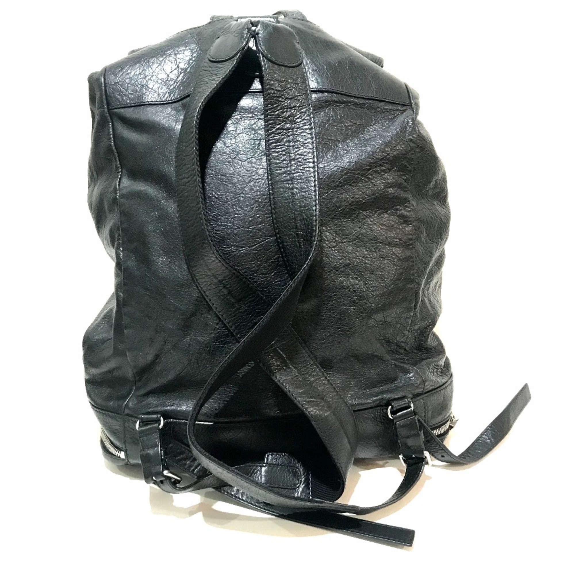 BALENCIAGA 298114 Backpack Rucksack Rucksack/Daypack Sheepskin Unisex Black