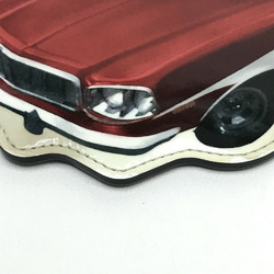 LOUIS VUITTON M50420 Vernis Sticker Portomone Voiture Wallet Coin Purse Case Patent Leather Women's Red