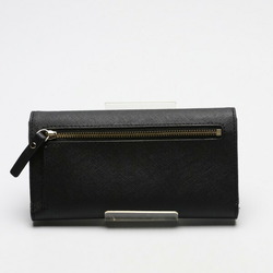 Kate Spade Trifold Long Wallet Leather Black