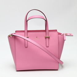Kate Spade 2WAY Pink Handbag with Leather Shoulder Strap