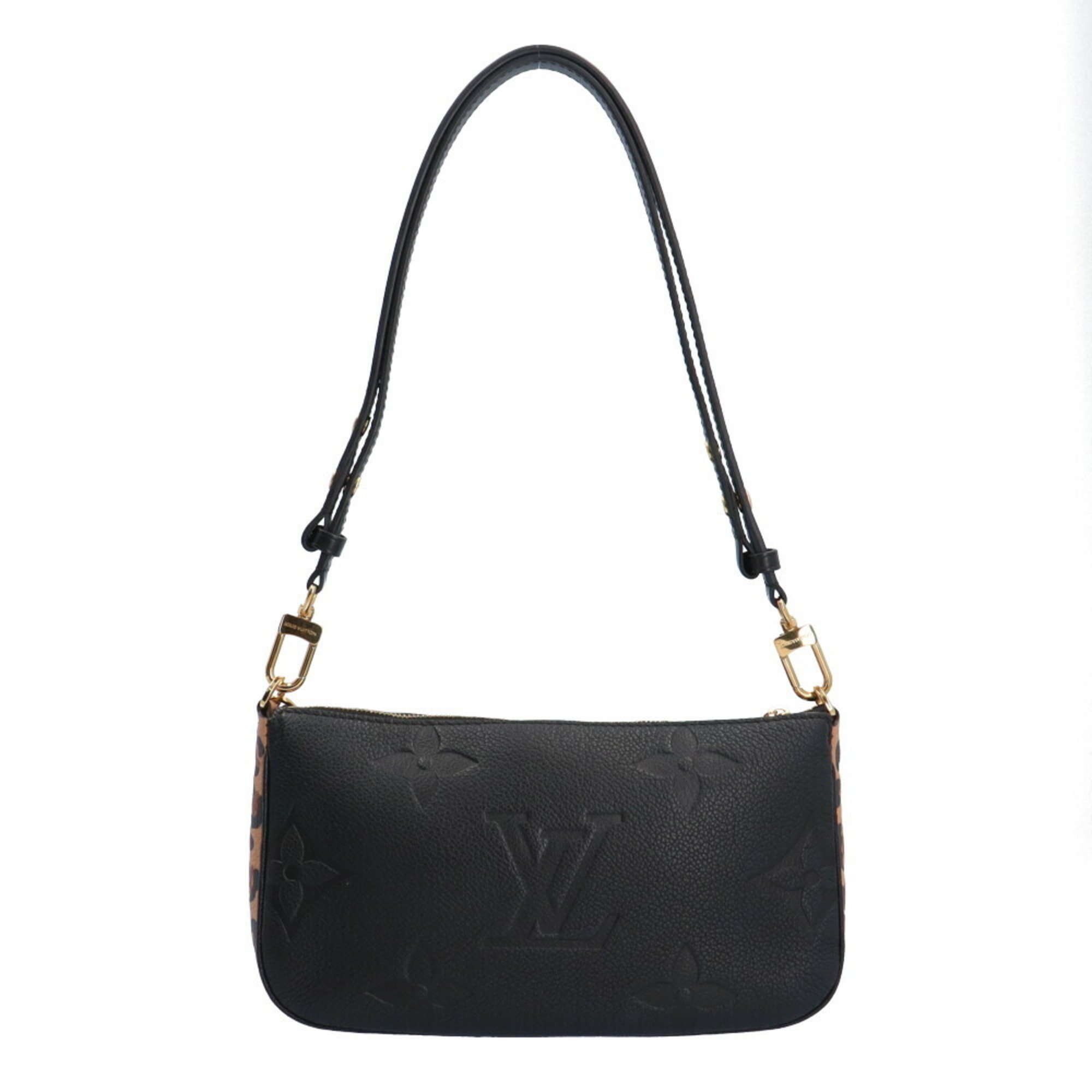 Louis Vuitton Multi Pochette Accessory Monogram Emprene Shoulder Bag M58520 Black Women's LOUIS VUITTON