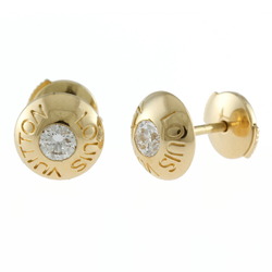 Louis Vuitton Puce d'Reil Crew Diamond Earrings 18K Yellow Gold Women's LOUIS VUITTON