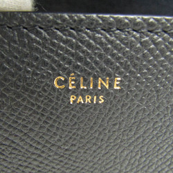 Celine 176413ZRA Women's Leather Shoulder Bag Black