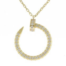 Cartier Just Ankle Diamond Necklace 18K K18 Yellow Gold Ladies CARTIER