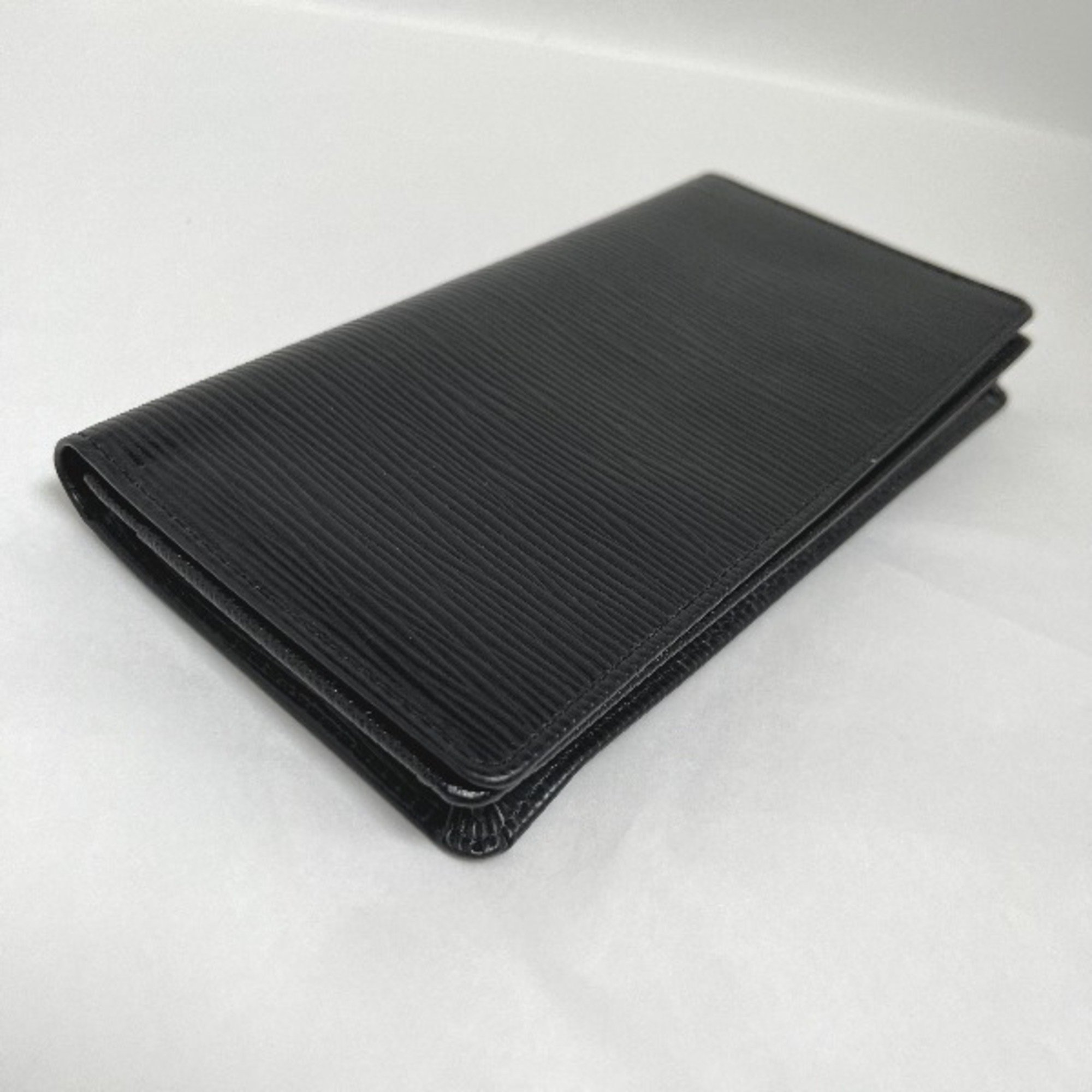 LOUIS VUITTON Bifold Long Wallet Epi Porto Cult Credit M63212 Louis Vuitton Noir LV