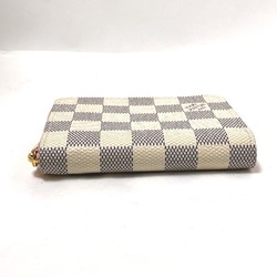 LOUIS VUITTON Zippy Coin Purse Damier Azur Round Zipper N60229 Louis Vuitton LV