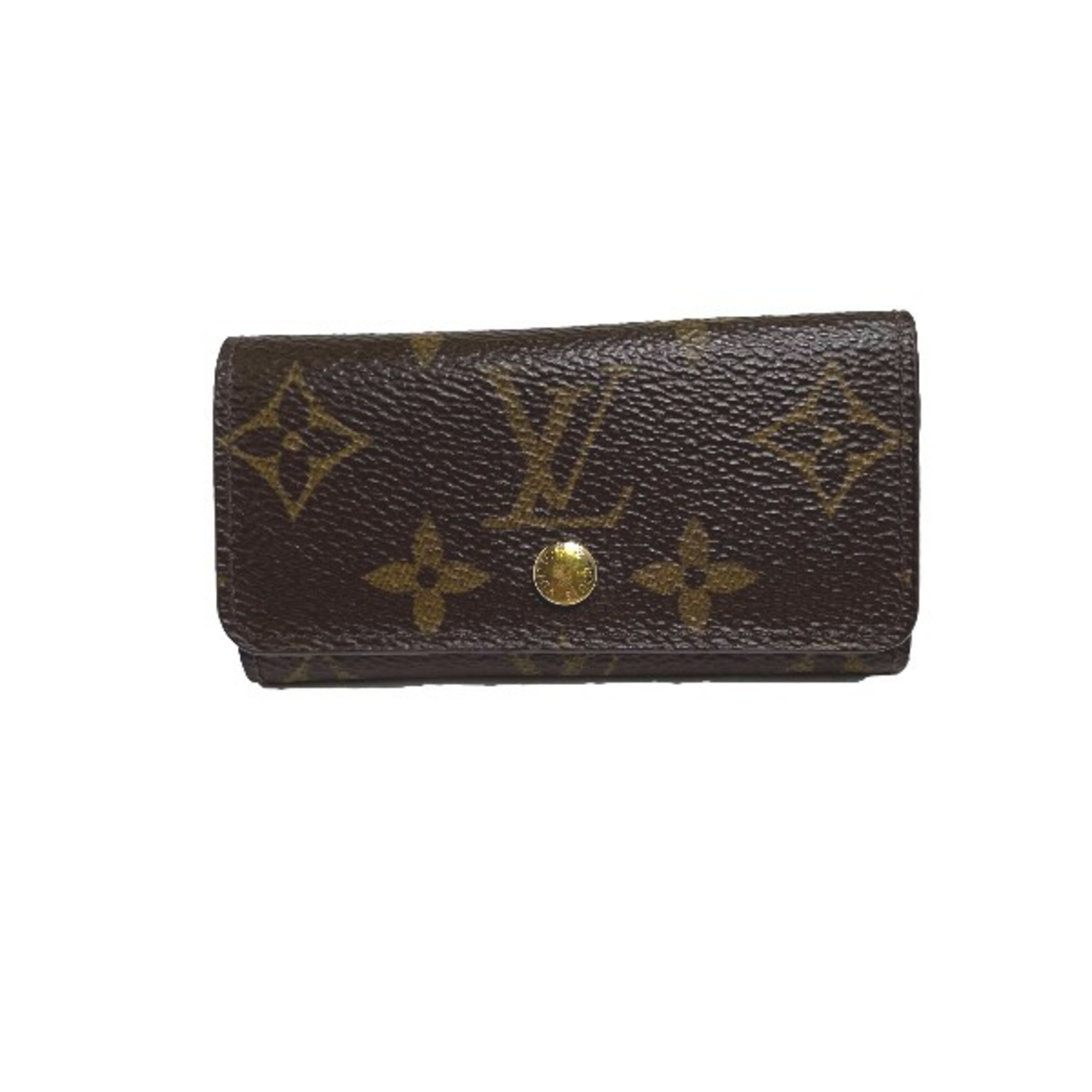 LOUIS VUITTON 4 Monogram Multicle M69517 Louis Vuitton Brown Key Case LV