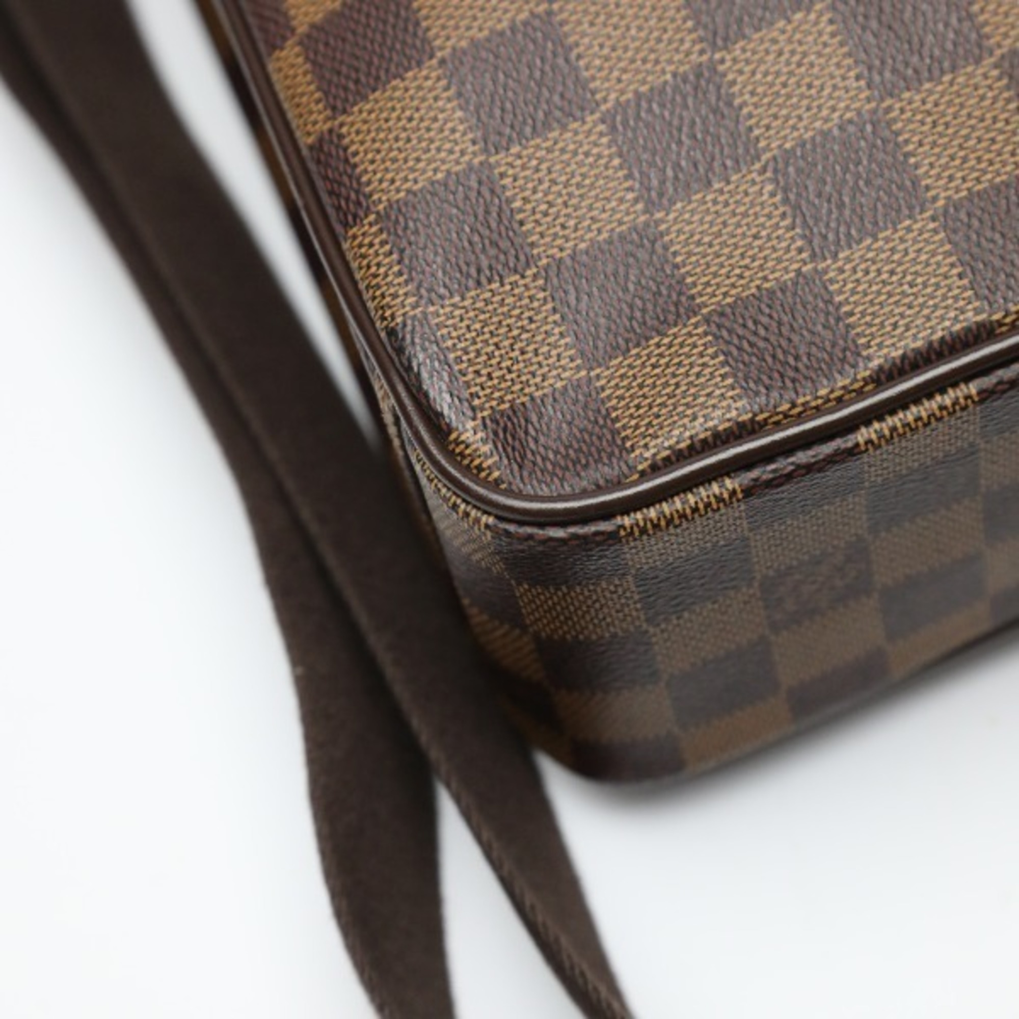 LOUIS VUITTON Shelton MM Damier Crossbody N41149 Louis Vuitton Brown Shoulder Bag LV