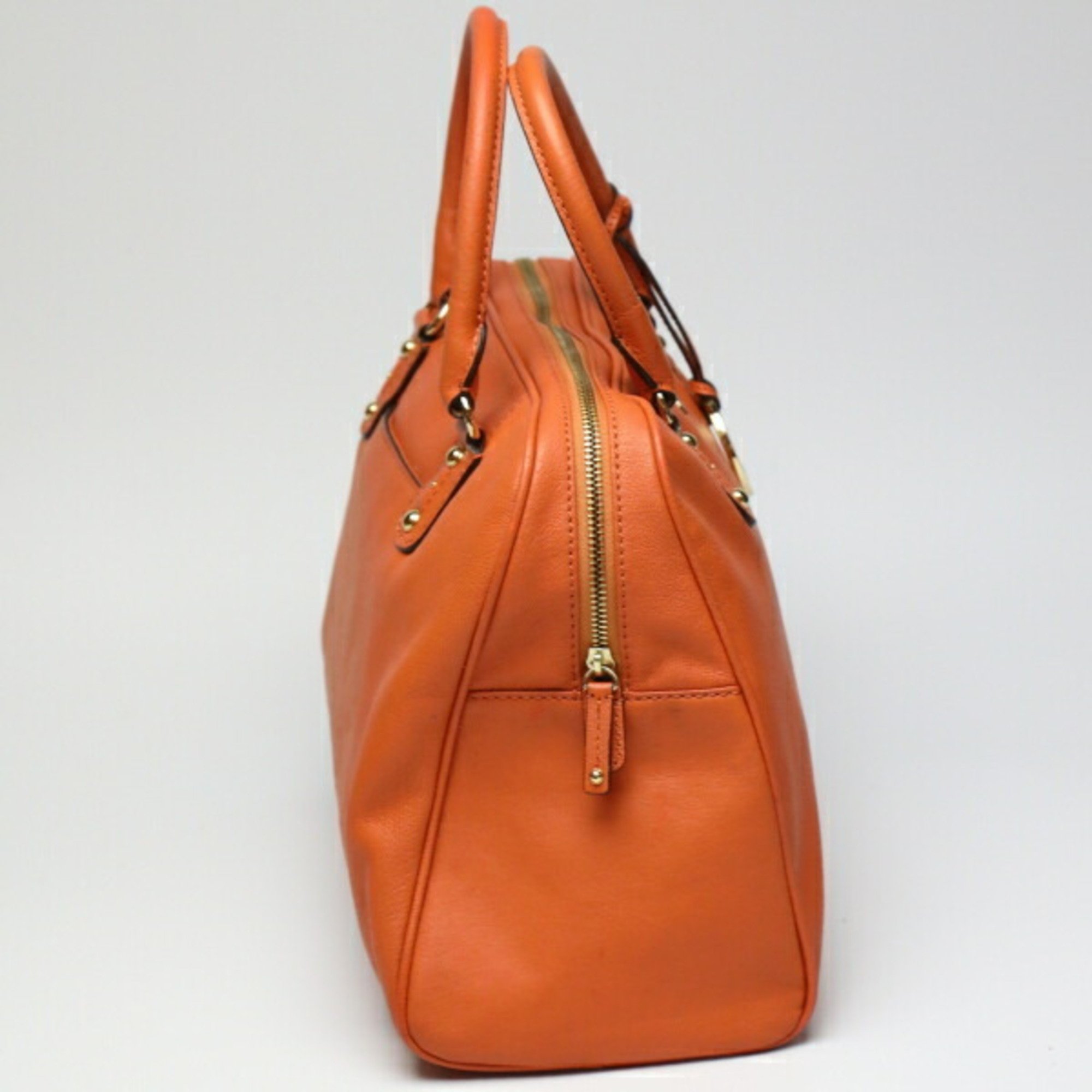 Michael Kors 2WAY Boston Type Crossbody Orange Shoulder Bag