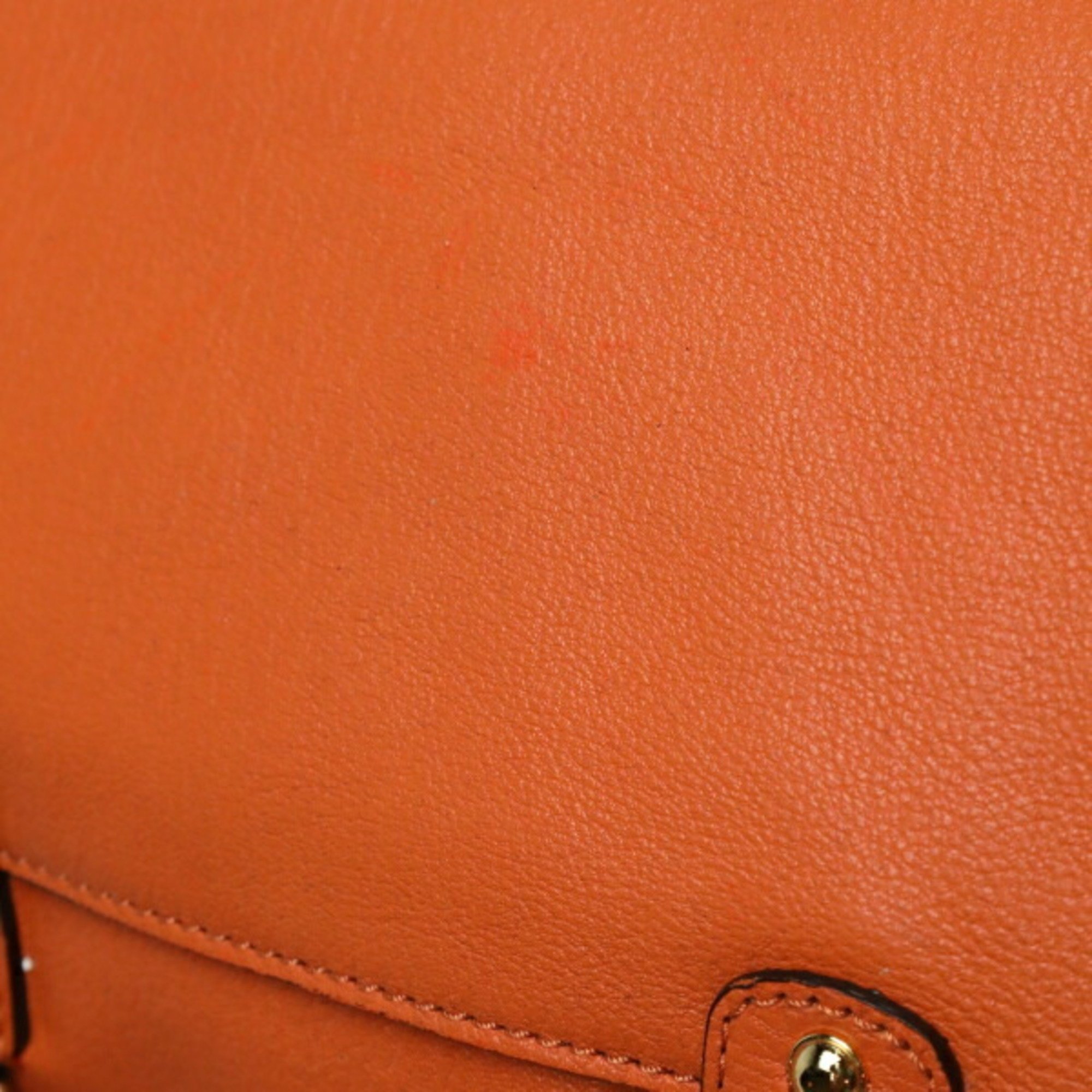 Michael Kors 2WAY Boston Type Crossbody Orange Shoulder Bag