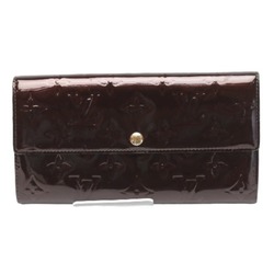 LOUIS VUITTON Bi-fold zippered long wallet Vernis Portefeuille Sala M93524 Louis Vuitton Amaranto LV