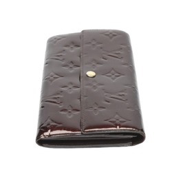 LOUIS VUITTON Bi-fold zippered long wallet Vernis Portefeuille Sala M93524 Louis Vuitton Amaranto LV