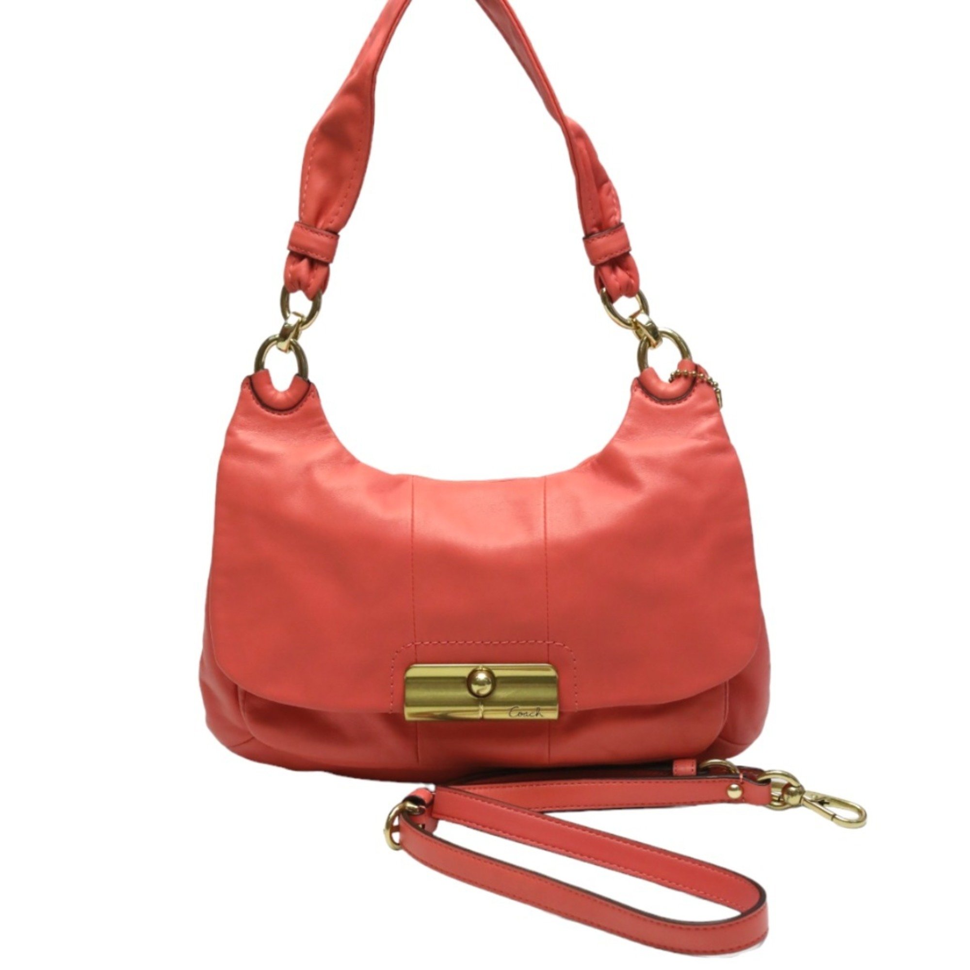 COACH 2WAY Shoulder Bag Leather Hippie Christine 16931 Coach Pink | eLADY  Globazone