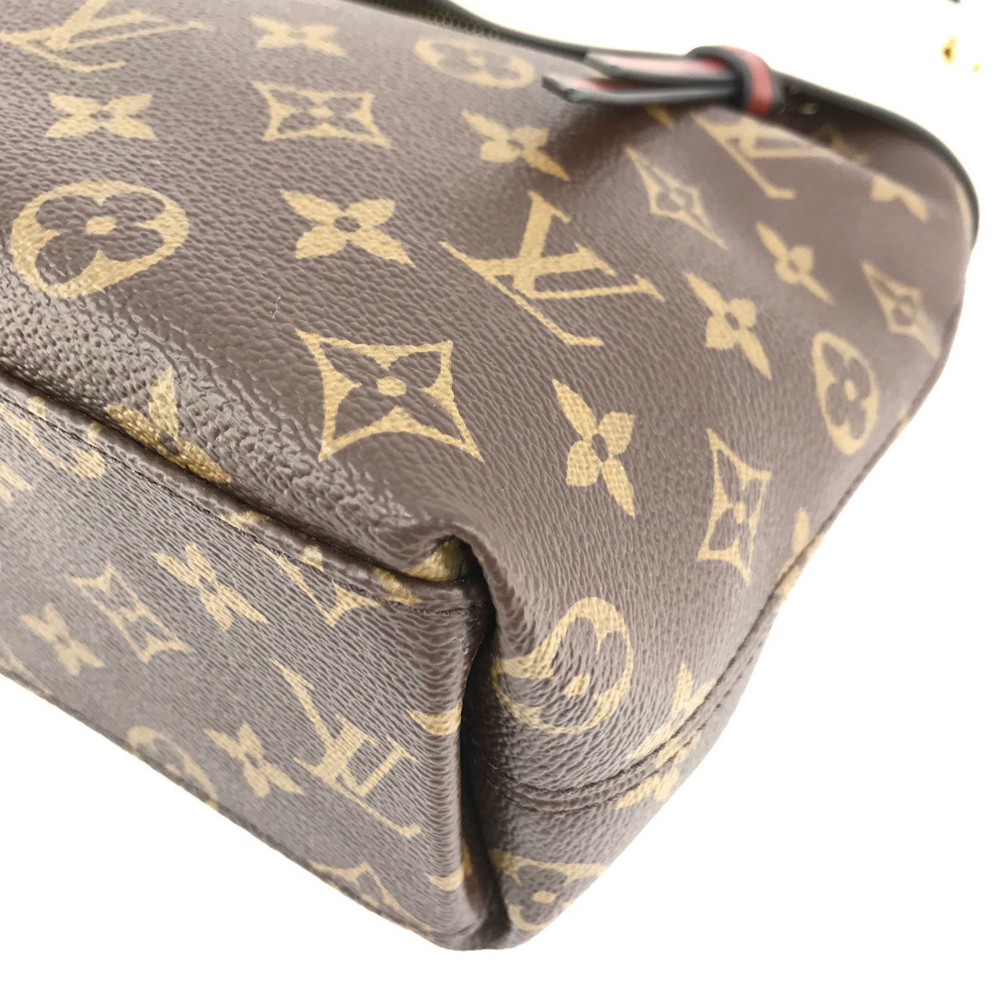 LOUIS VUITTON Tuile Ribesus Monogram 2WAY Bag Handbag Shoulder Brown Ladies Fashion M43576