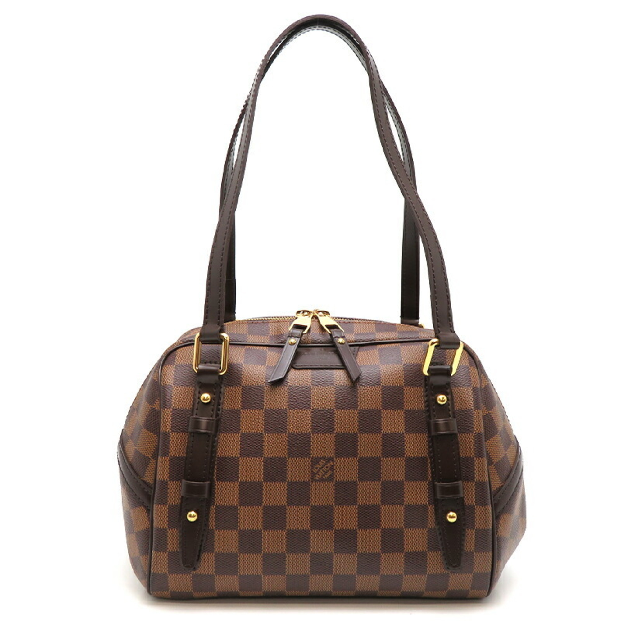 Louis Vuitton Rivington PM Women's Handbag N41157 Damier Ebe? (Brown)