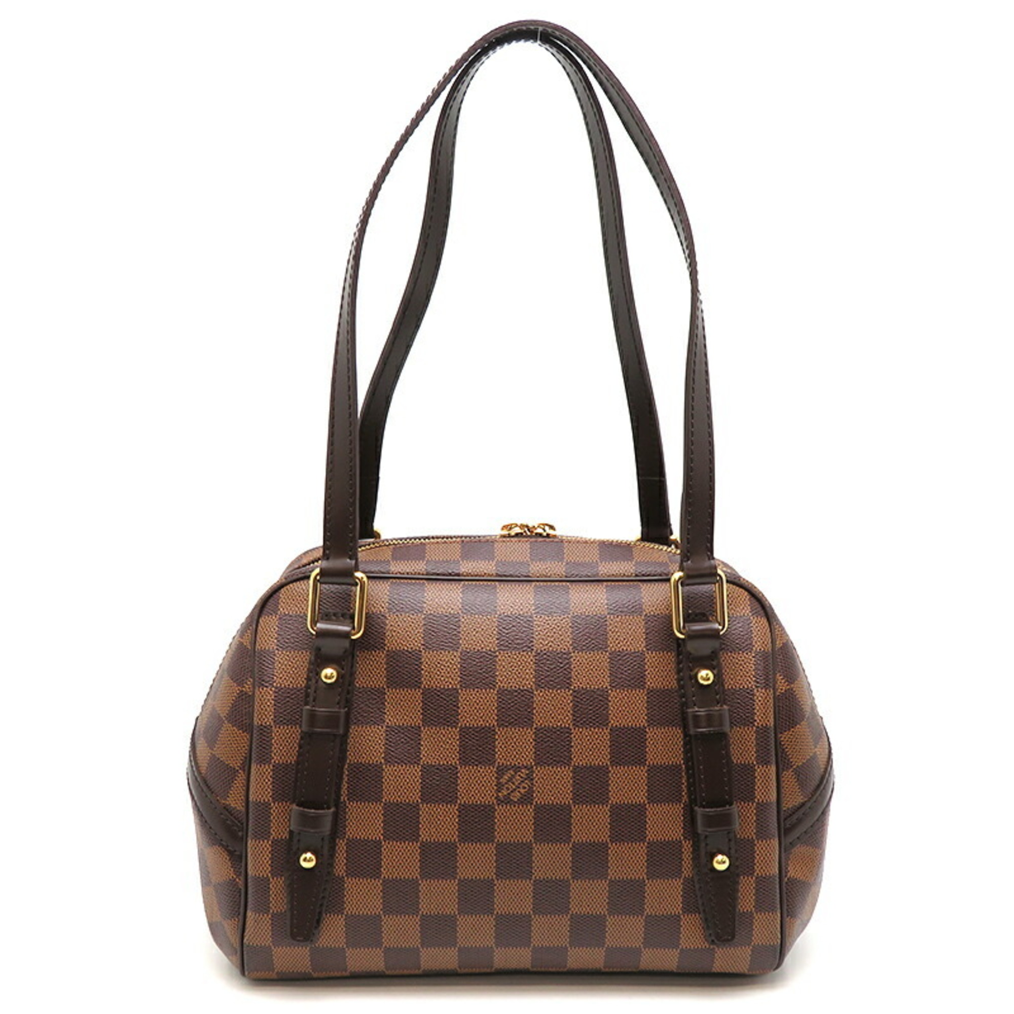 Louis Vuitton Rivington PM Women's Handbag N41157 Damier Ebe? (Brown)