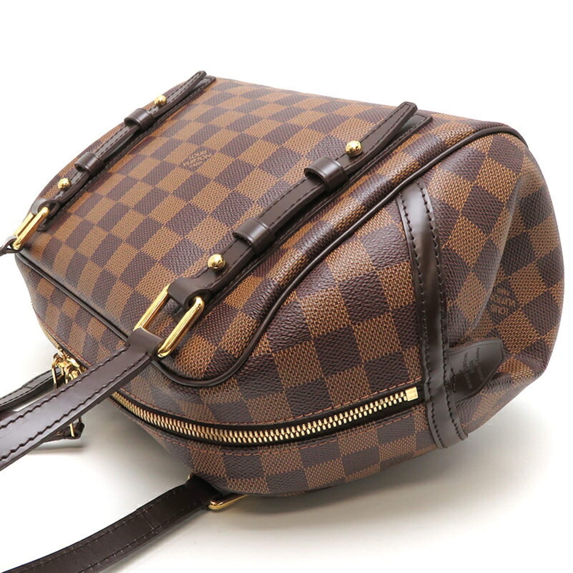 Louis Vuitton Rivington PM Women's Handbag N41157 Damier Ebe? (Brown)