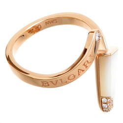 Bvlgari #50 750PG Gelati Women's Ring 354751 750 Pink Gold No. 10