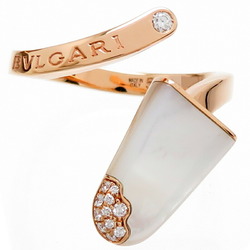 Bvlgari #50 750PG Gelati Women's Ring 354751 750 Pink Gold No. 10