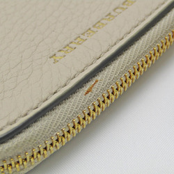 Burberry Comes With Coin Case Leather Card Case Off-white