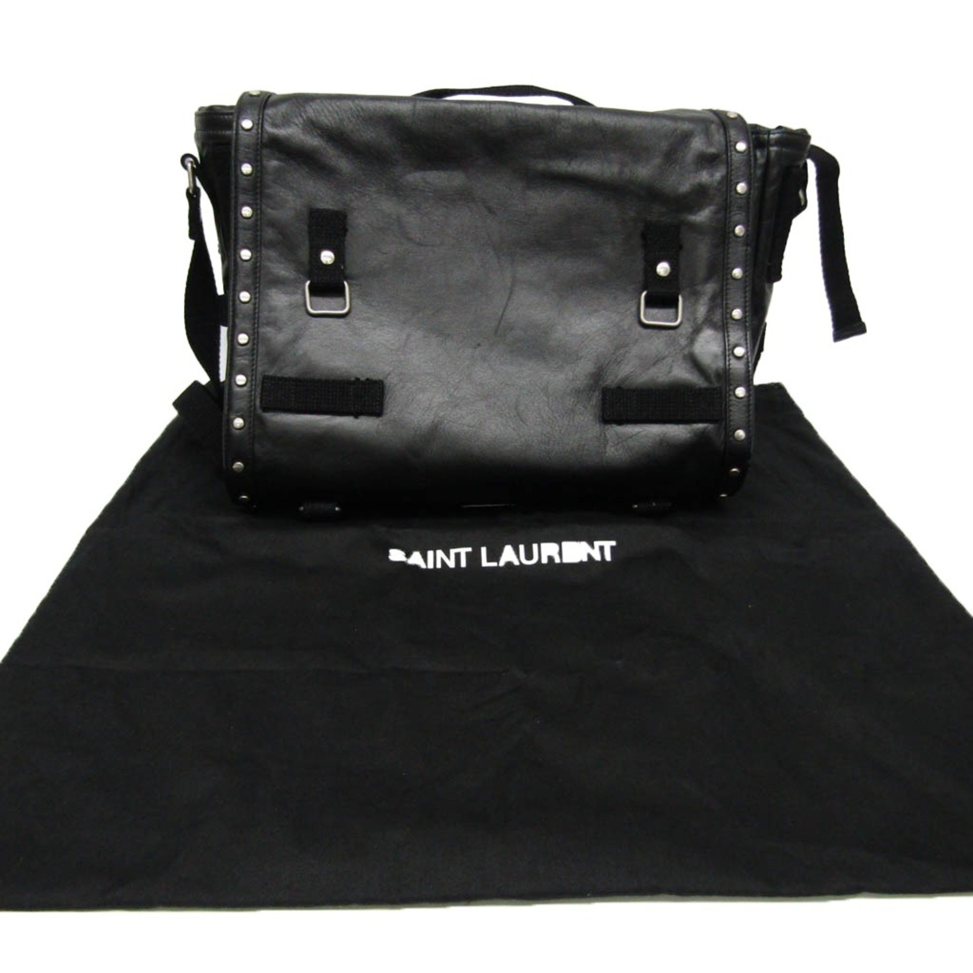 Saint Laurent 554357 Women,Men Leather Handbag,Shoulder Bag Black
