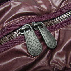 Bottega Veneta Women's Leather,Nylon Handbag Black,Bordeaux