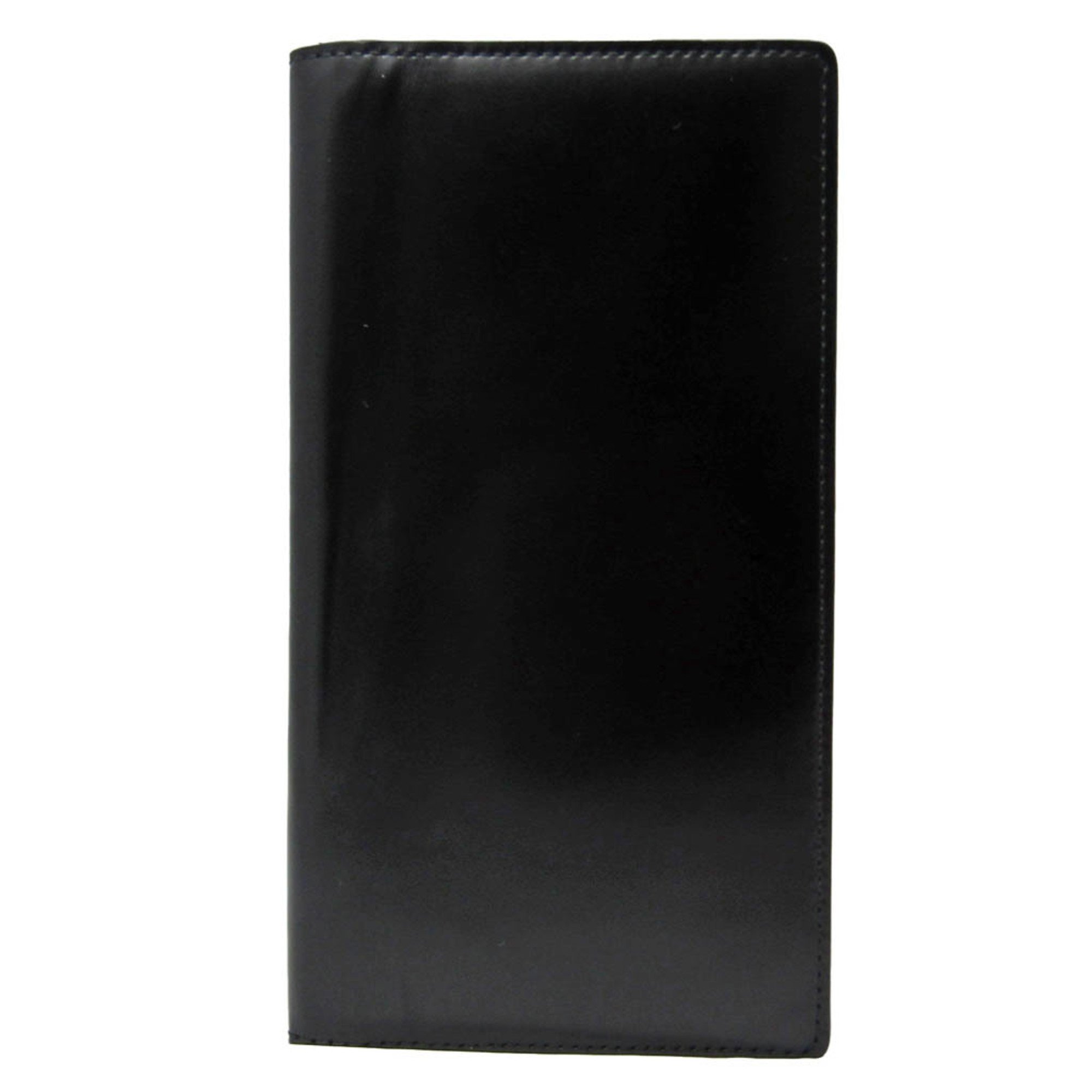 Maison Margiela S55UI0202 Women,Men Leather Long Wallet (bi-fold) Black