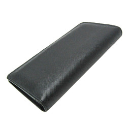 Prada 2MV836 Men's Leather Long Wallet (bi-fold) Black