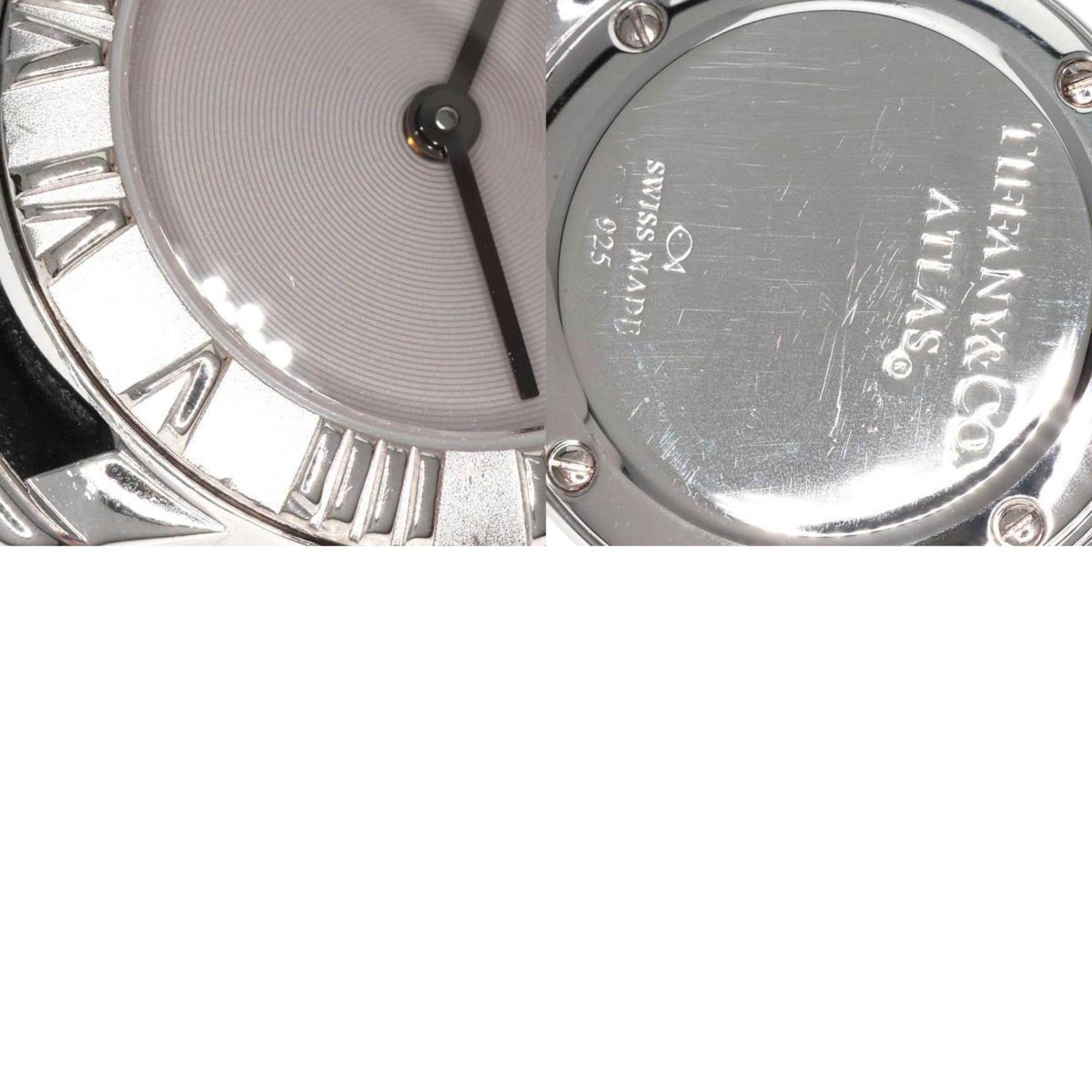 Tiffany Atlas Dome Watch Silver/Leather Women's TIFFANY&Co.